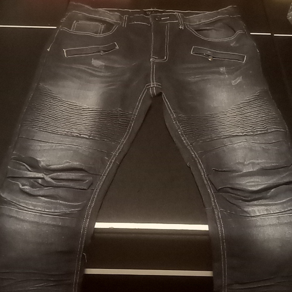 Men's skinny fit blue jeans same day shipping